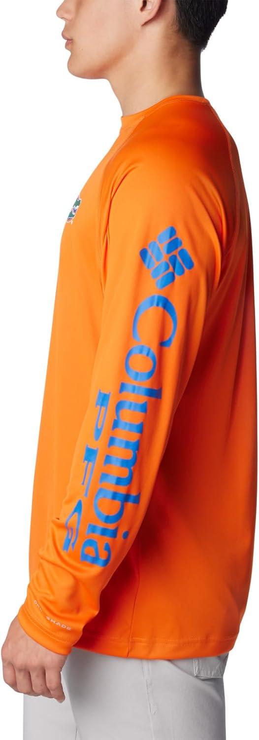 imageColumbia Mens CLG Terminal Tackle Ls ShirtFla Spark Orange