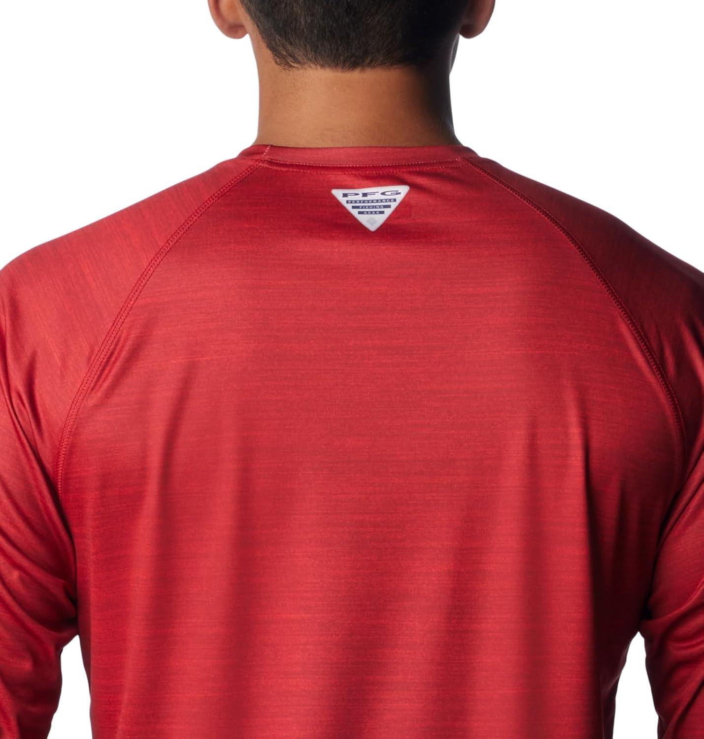 imageColumbia Mens PHG Super Terminal Shot LsAla Red Velvet Heather