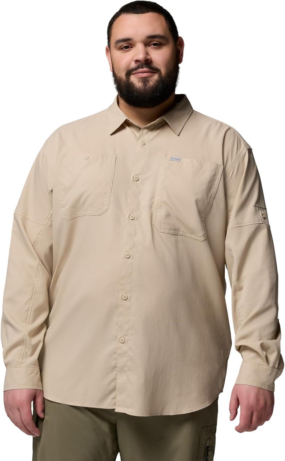 imageColumbia Mens Silver Ridge Utility II Long Sleeve ShirtAncient Fossil