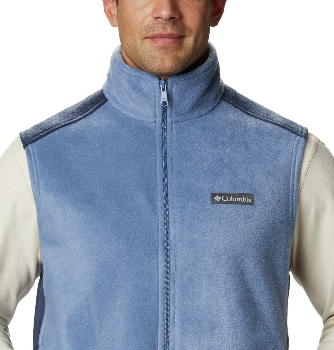 imageColumbia Mens Steens Mountain VestBluestoneCollegiate Navy