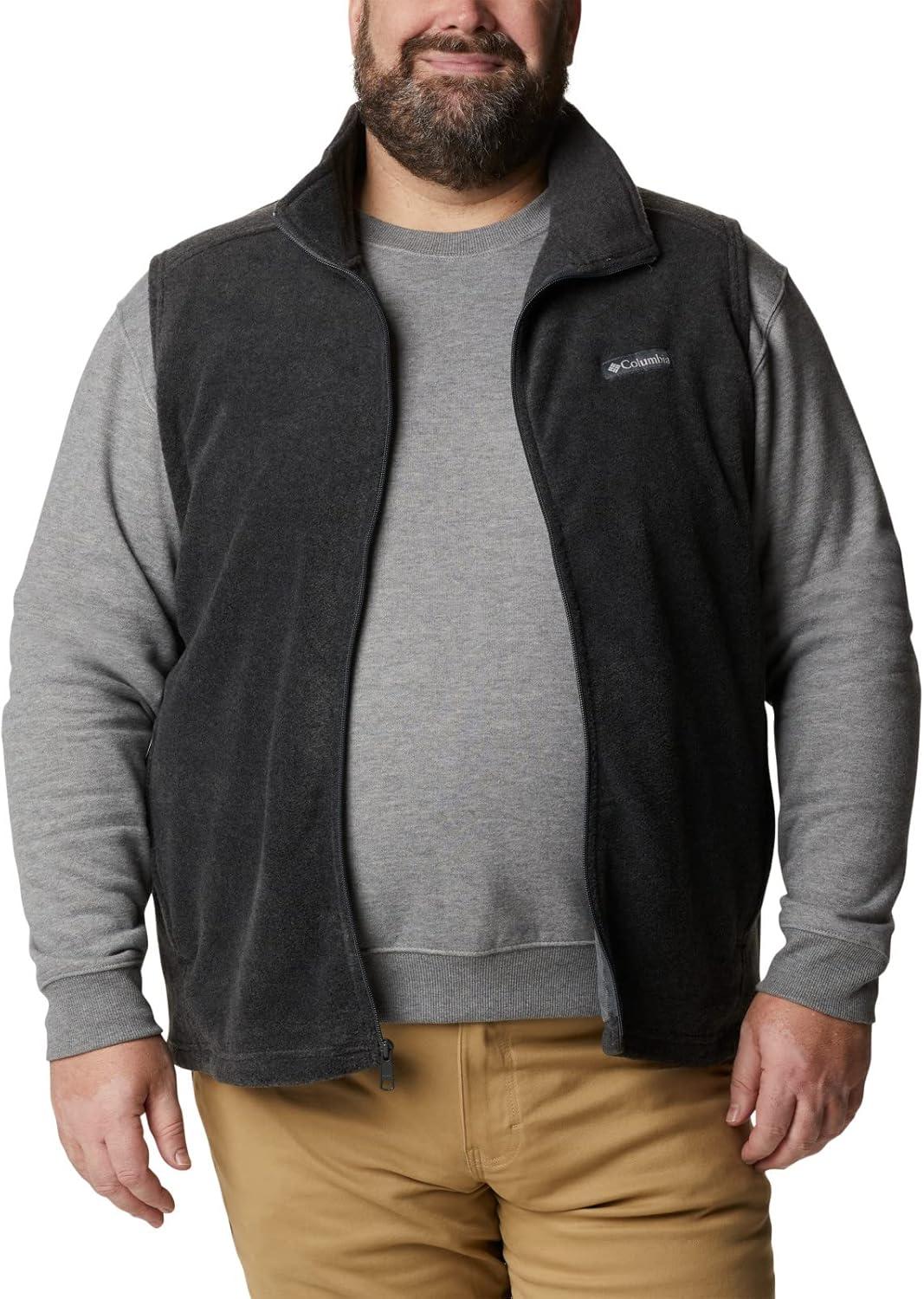 imageColumbia Mens Steens Mountain VestCharcoal Heather