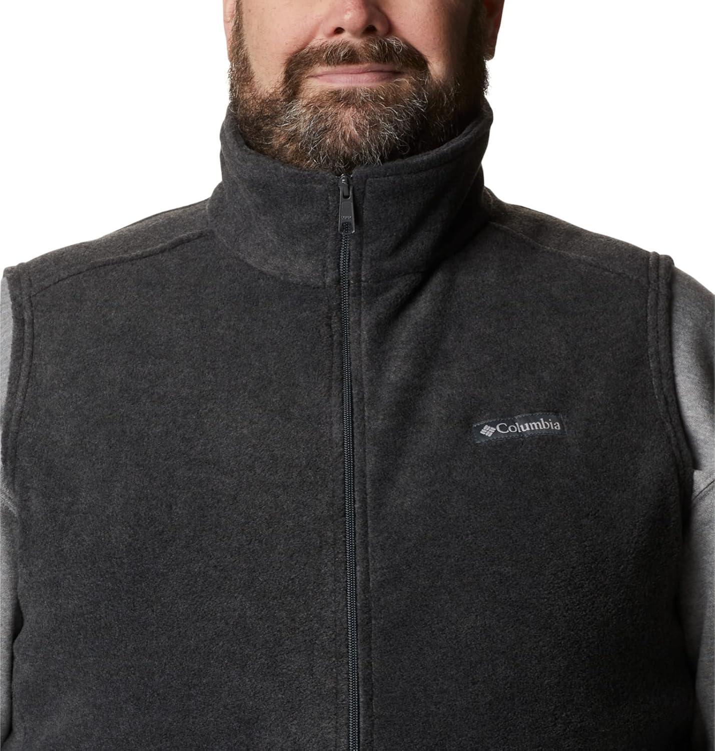 imageColumbia Mens Steens Mountain VestCharcoal Heather