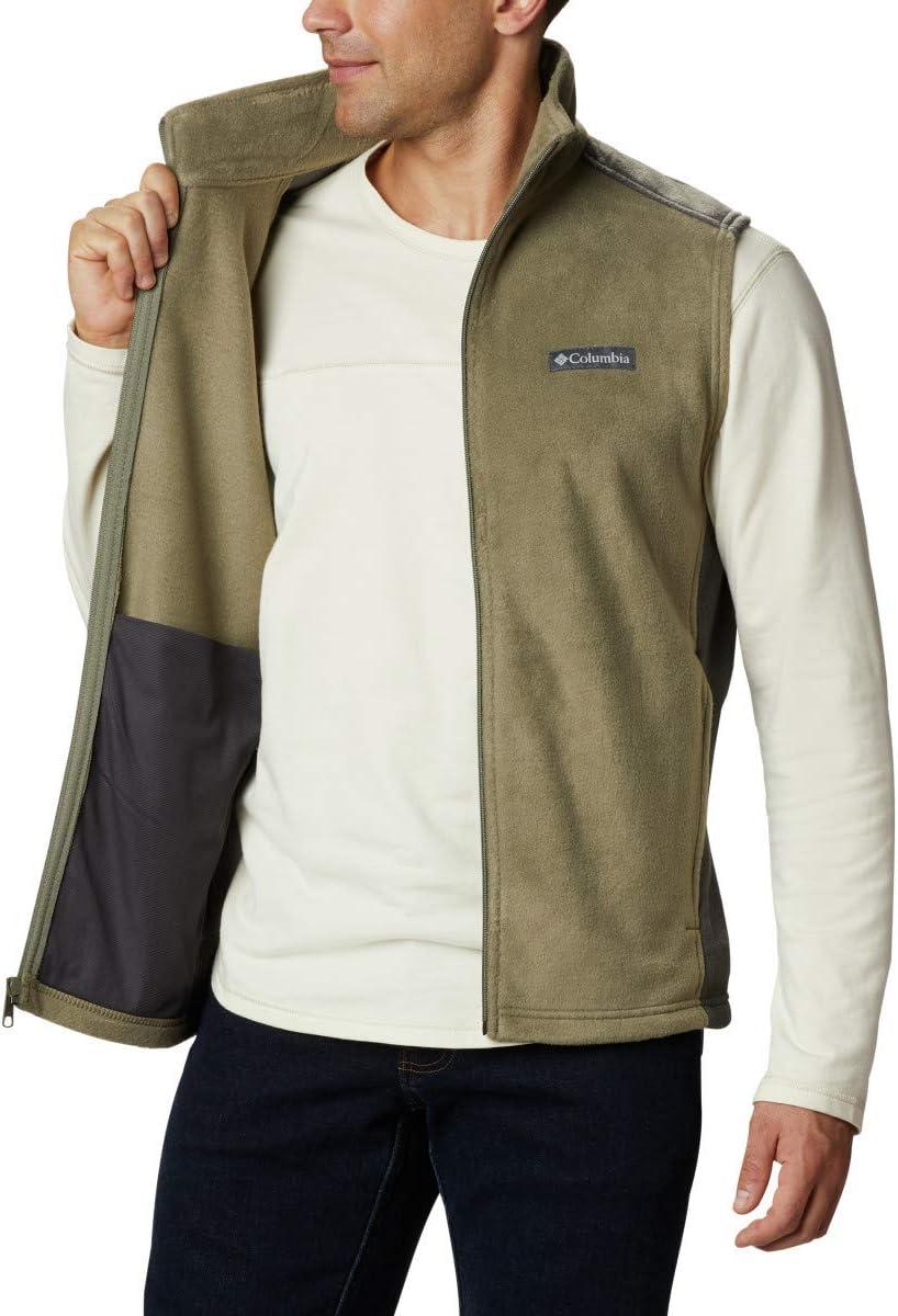 imageColumbia Mens Steens Mountain VestStone GreenShark