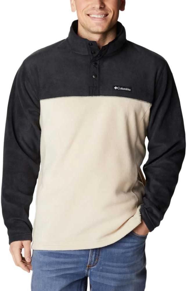 imageColumbia mens Steens Mountain Half SnapAncient Fossil Black