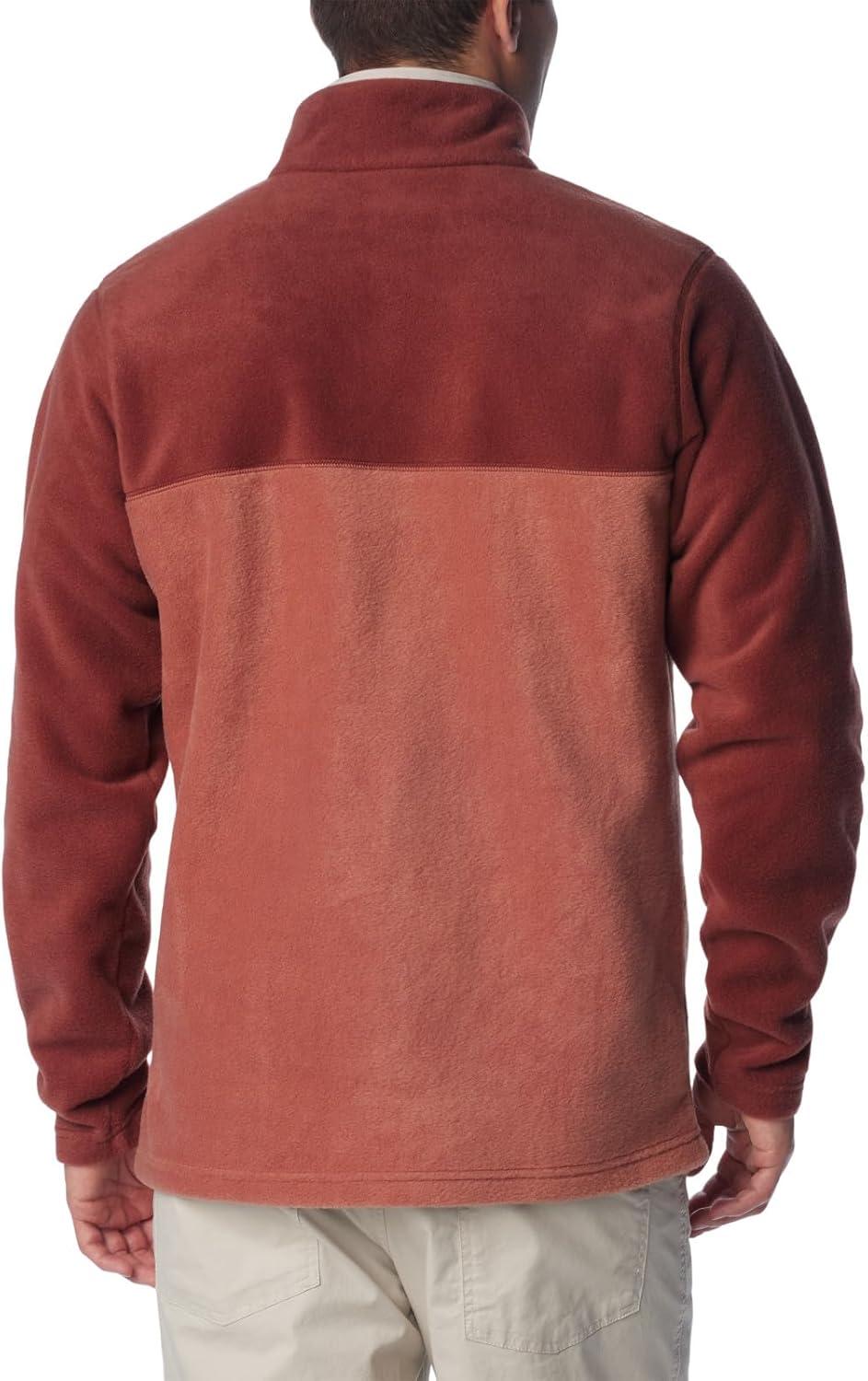 imageColumbia mens Steens Mountain Half SnapAuburnSpiceDark Stone