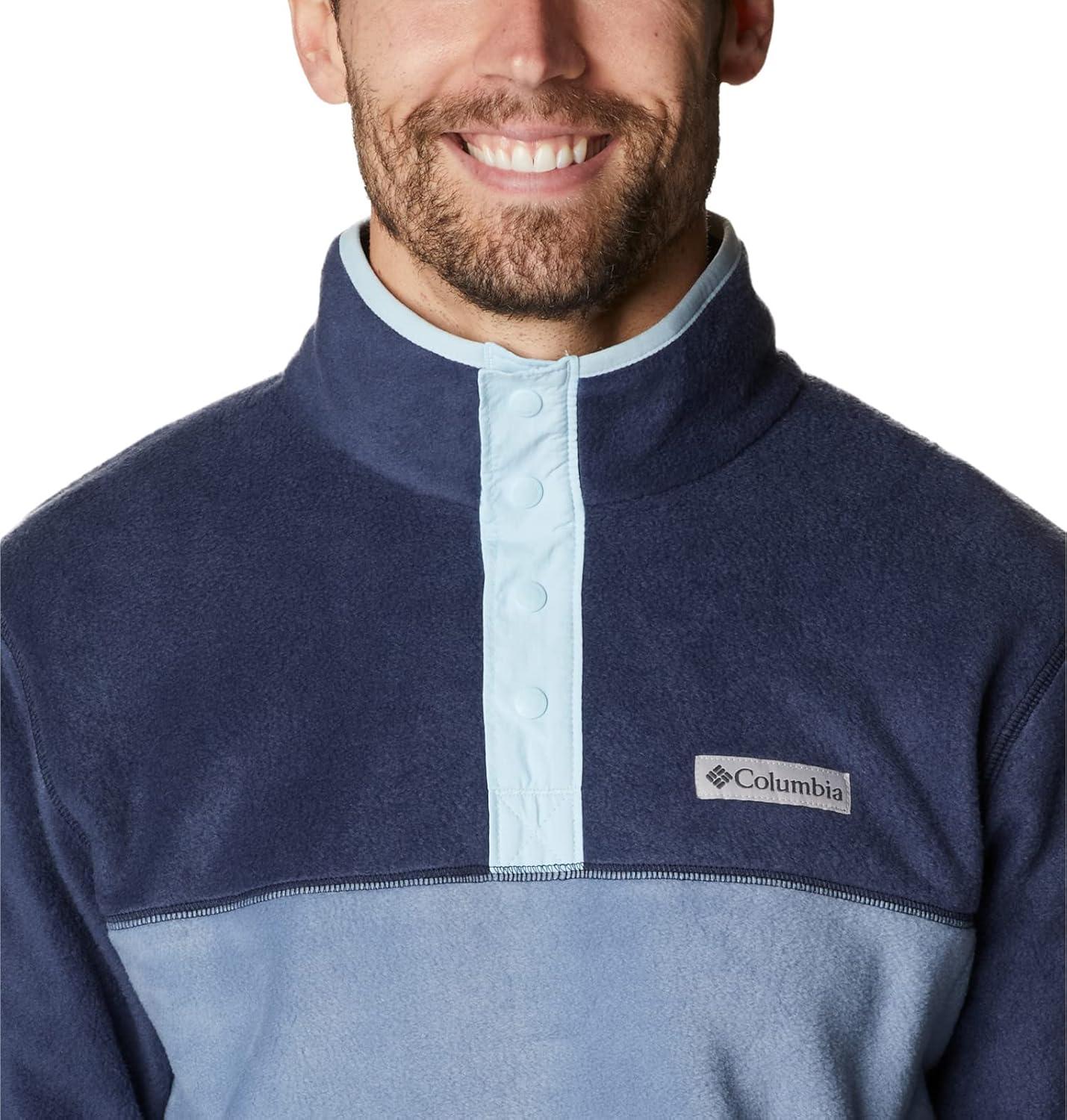 imageColumbia mens Steens Mountain Half SnapBluestoneCollegiate NavySky Blue