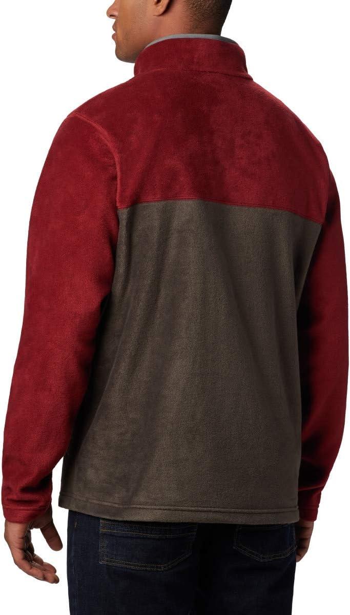 imageColumbia mens Steens Mountain Half SnapBuffalo Red Jasper City Grey