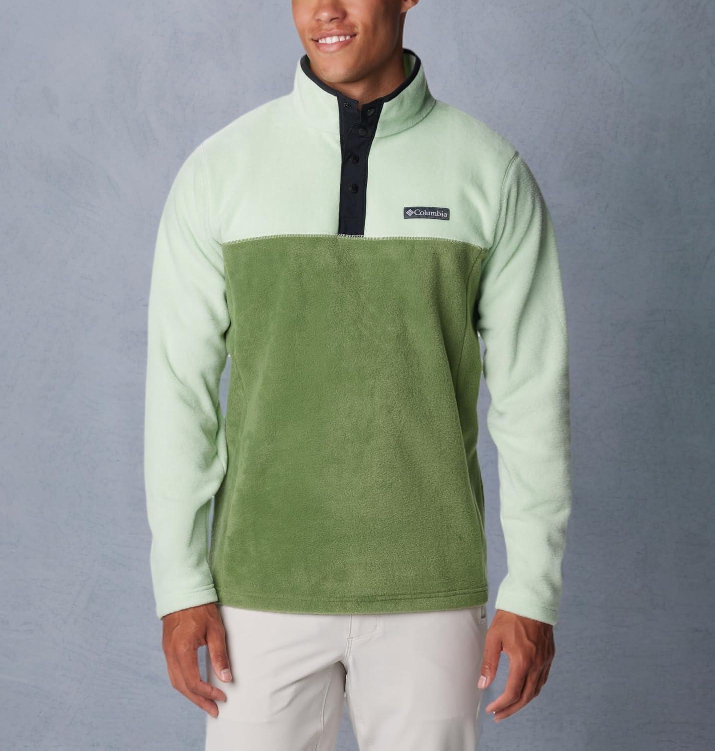 imageColumbia mens Steens Mountain Half SnapCanteenSage LeafBlack
