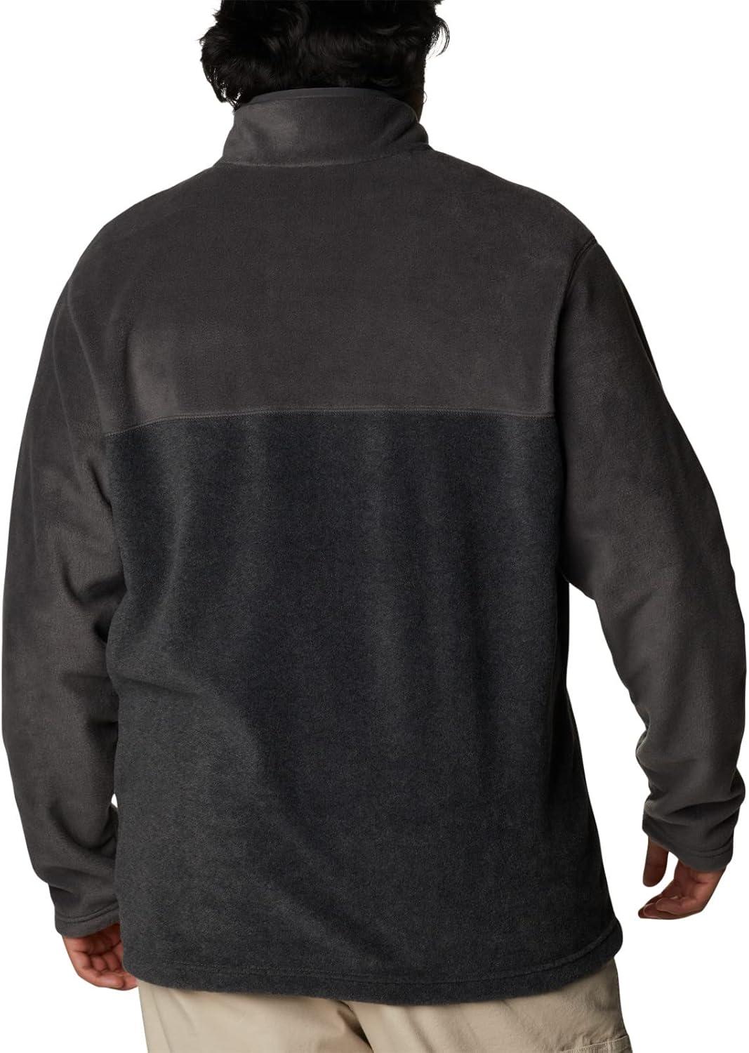 imageColumbia mens Steens Mountain Half SnapCharcoal Heather Shark