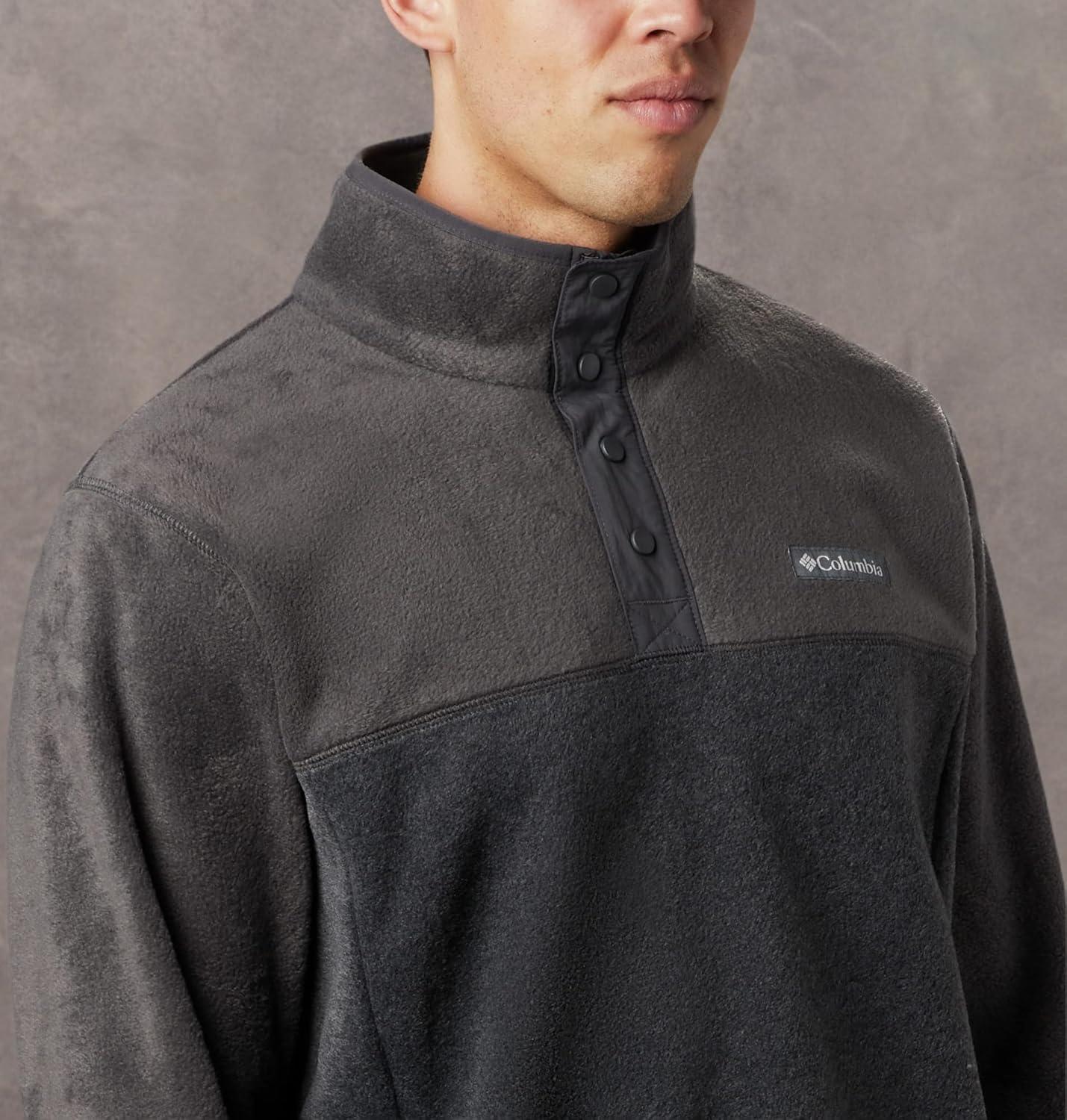 imageColumbia mens Steens Mountain Half SnapCharcoal HeatherShark