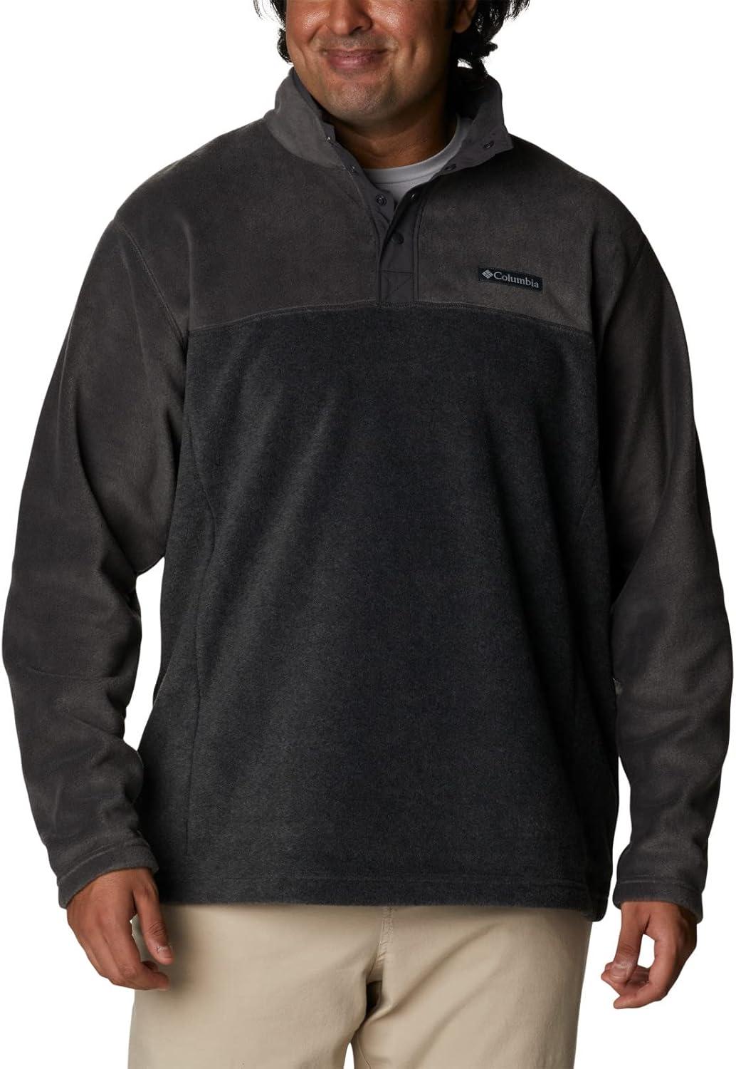 imageColumbia mens Steens Mountain Half SnapCharcoal HeatherShark