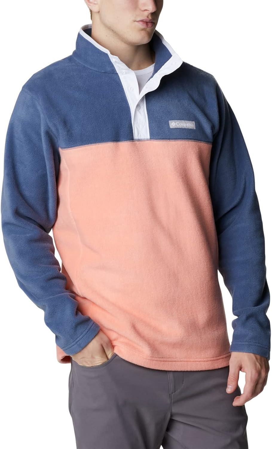 imageColumbia mens Steens Mountain Half SnapCoral ReefDark MountainWhite