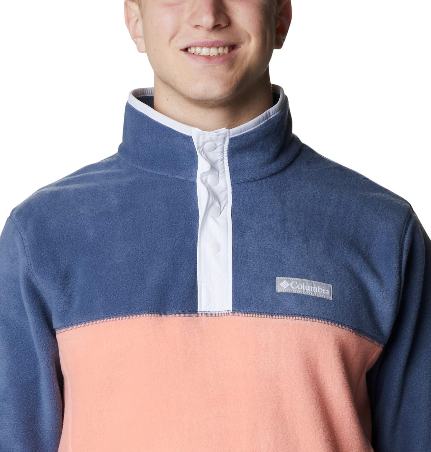 imageColumbia mens Steens Mountain Half SnapCoral ReefDark MountainWhite