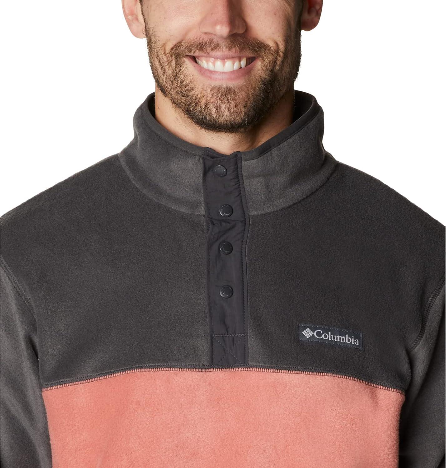 imageColumbia mens Steens Mountain Half SnapDark CoralShark