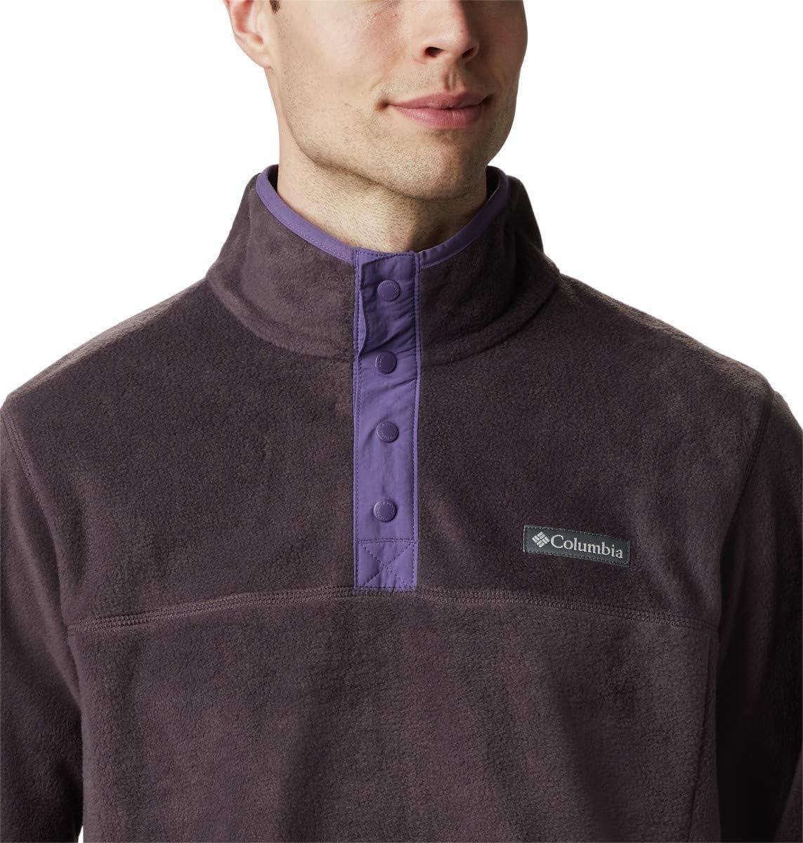 imageColumbia mens Steens Mountain Half SnapDark PurpleSoft Purple