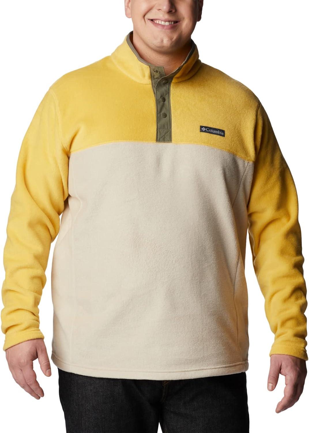 imageColumbia mens Steens Mountain Half SnapGolden NuggetAnct FsslStone Green