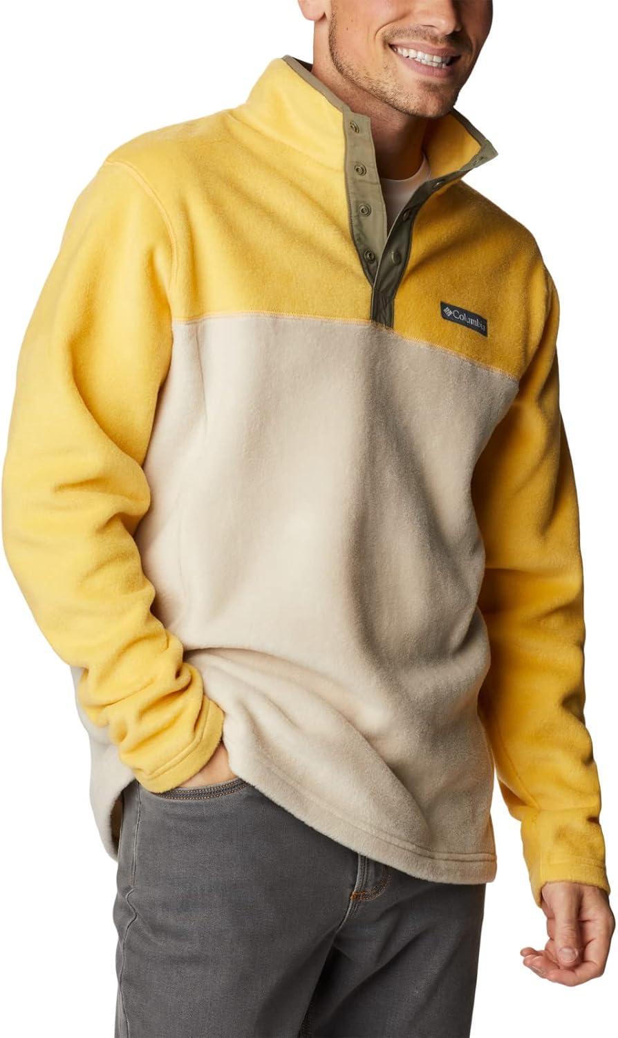 imageColumbia mens Steens Mountain Half SnapGolden NuggetAnct FsslStone Green