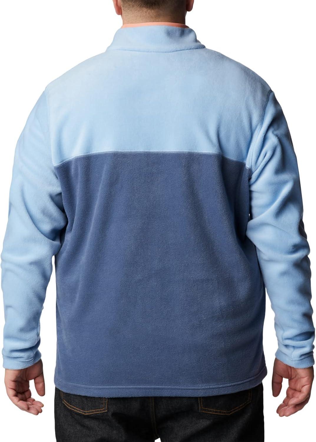 imageColumbia mens Steens Mountain Half SnapJet StreamDark MountainSummer Peach