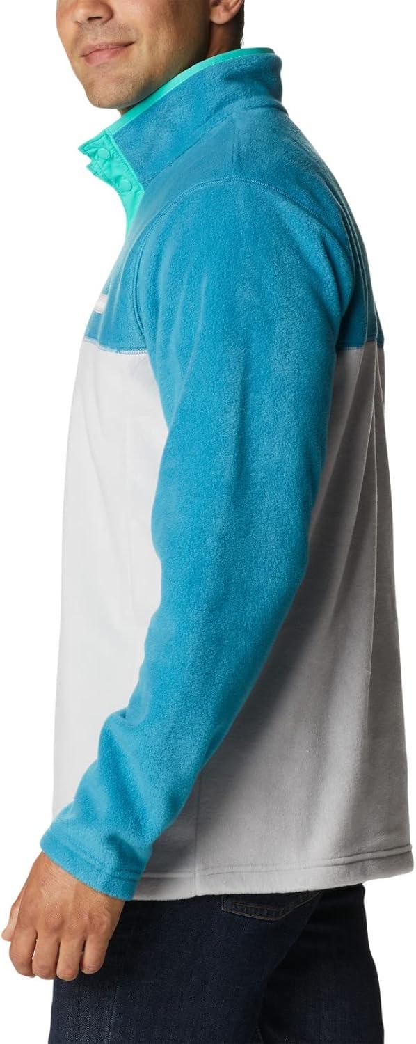 imageColumbia mens Steens Mountain Half SnapNimbus GreyDeep MarineElectric Turquoise U