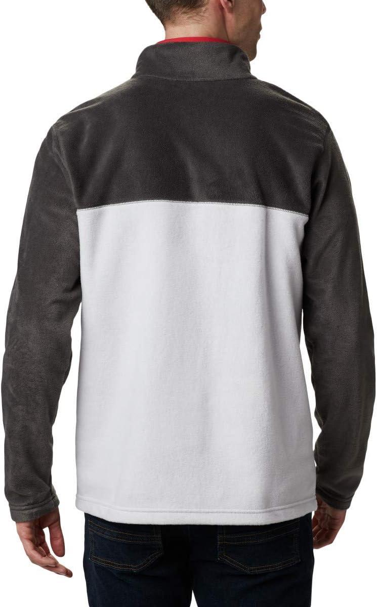 imageColumbia mens Steens Mountain Half SnapNimbus GreySharkMountain Red