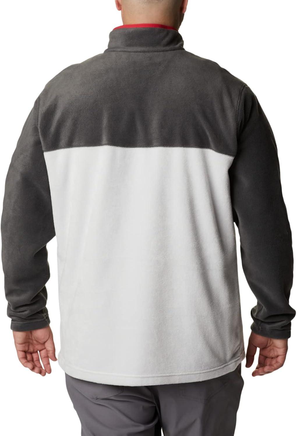 imageColumbia mens Steens Mountain Half SnapNimbus GreySharkMountain Red