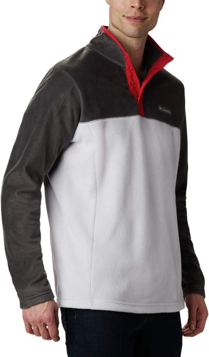 imageColumbia mens Steens Mountain Half SnapNimbus GreySharkMountain Red
