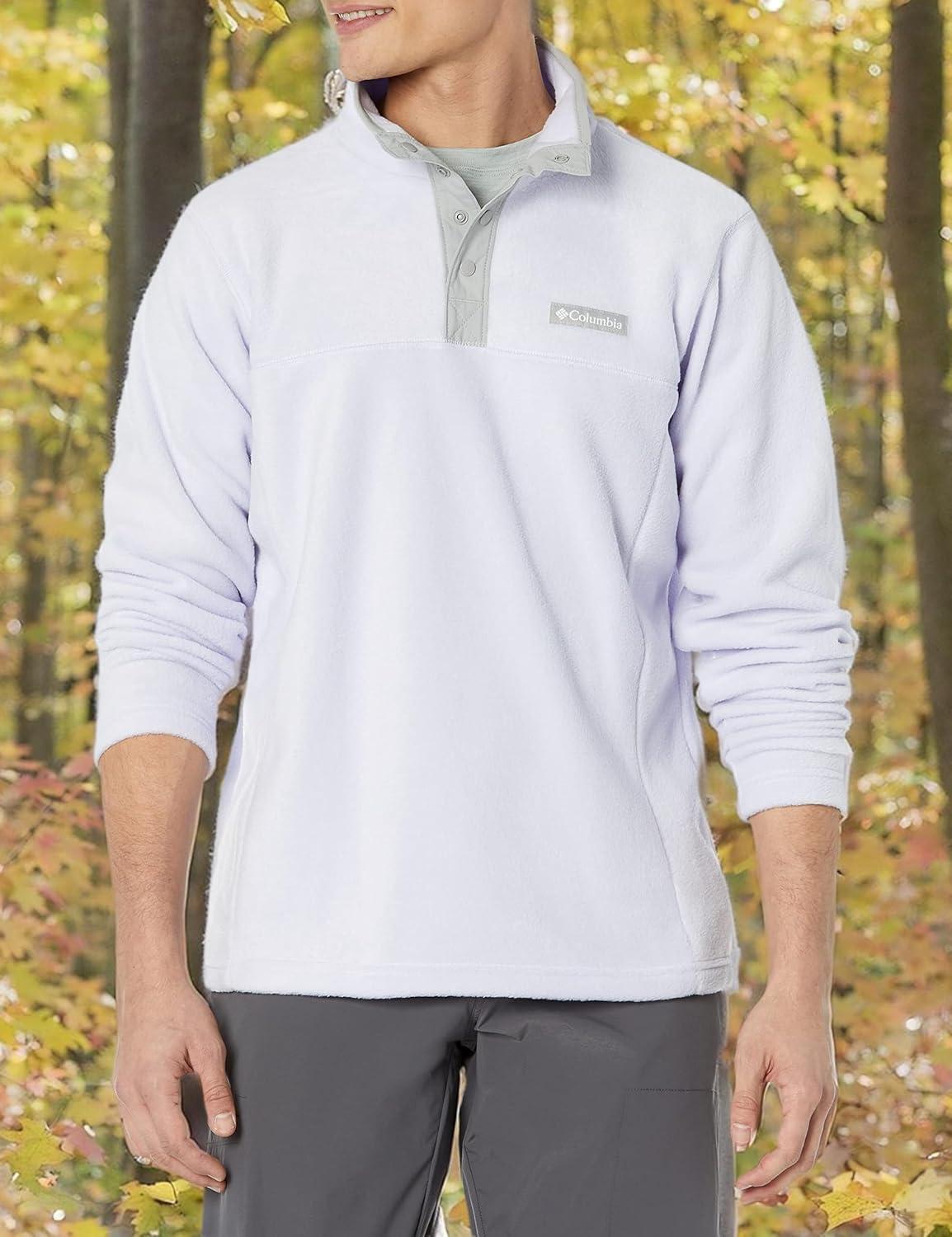 imageColumbia mens Steens Mountain Half SnapPurple TintColumbia Grey