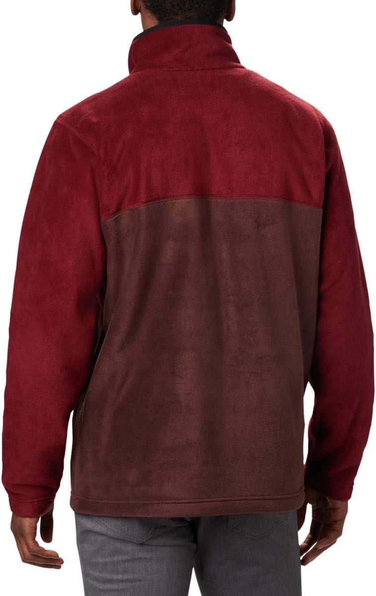 imageColumbia mens Steens Mountain Half SnapRed LodgeRed JasperBlack