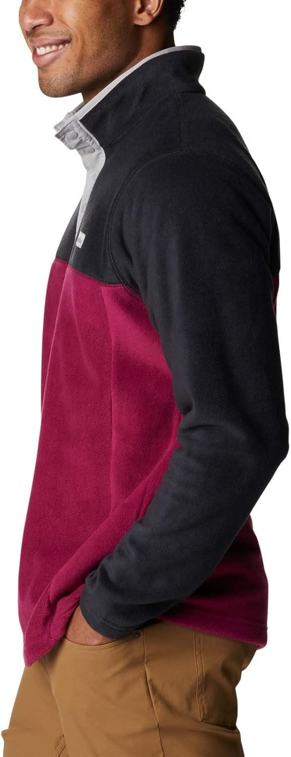 imageColumbia mens Steens Mountain Half SnapRed OnionBlackColumbia Grey