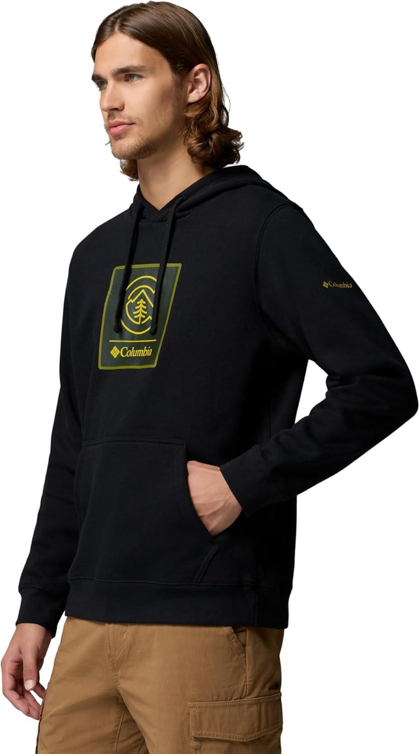 imageColumbia mens Trek HoodieBlackLinework C Badge