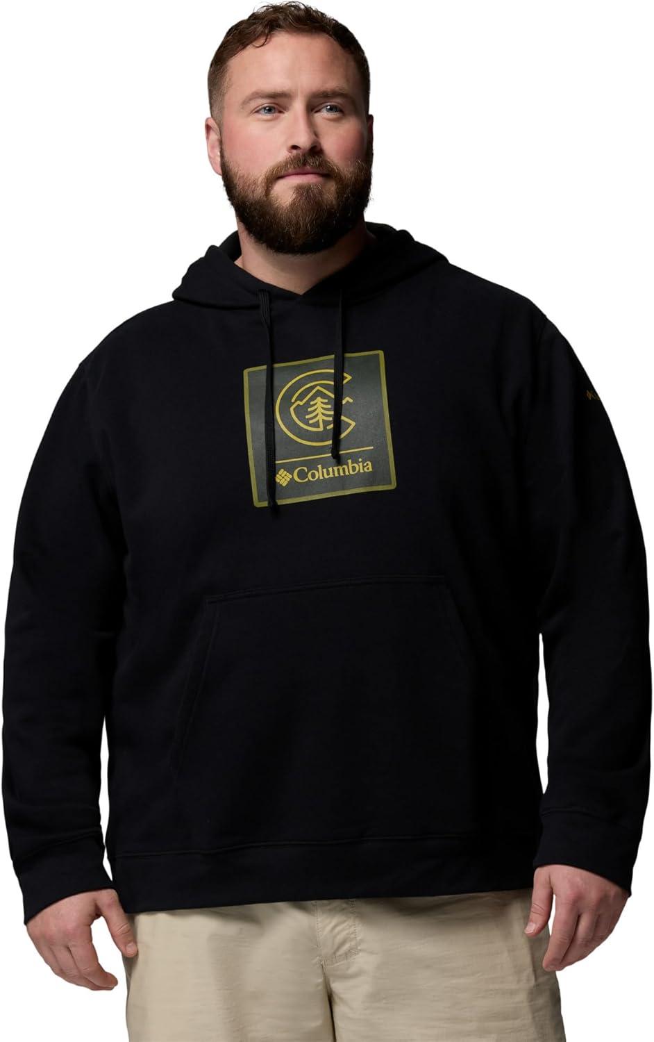 imageColumbia mens Trek HoodieBlackLinework C Badge