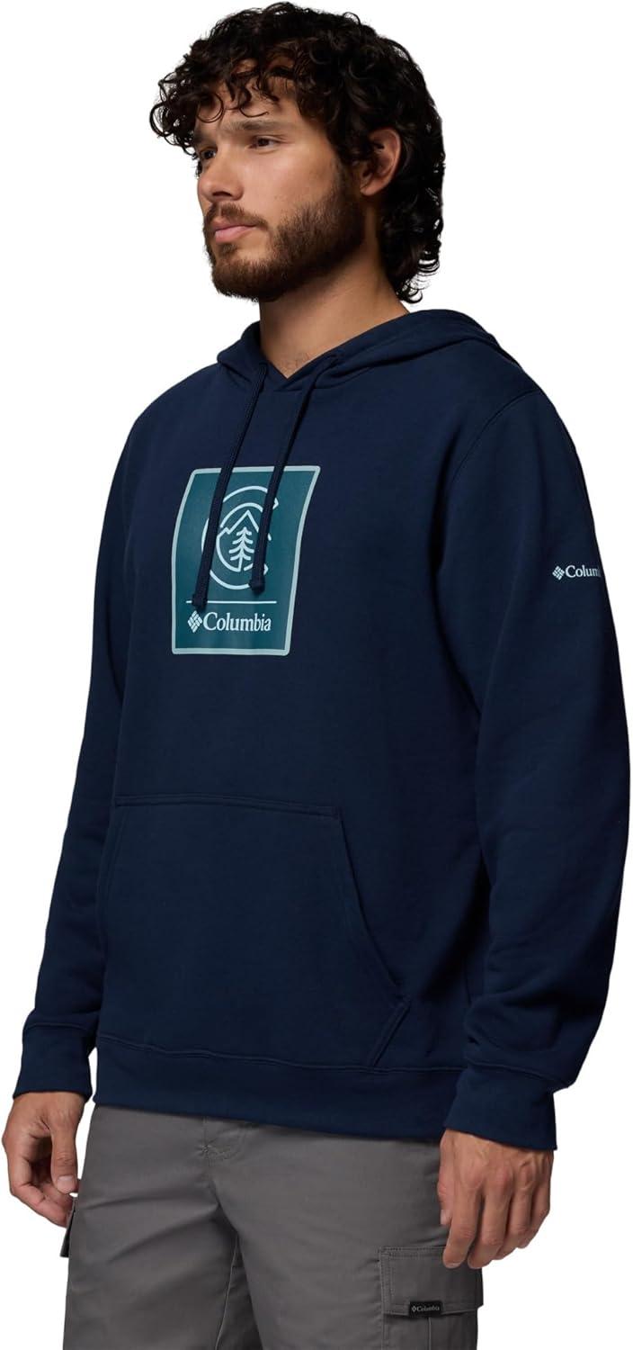 imageColumbia mens Trek HoodieCollegiate NavyLinework C Badge