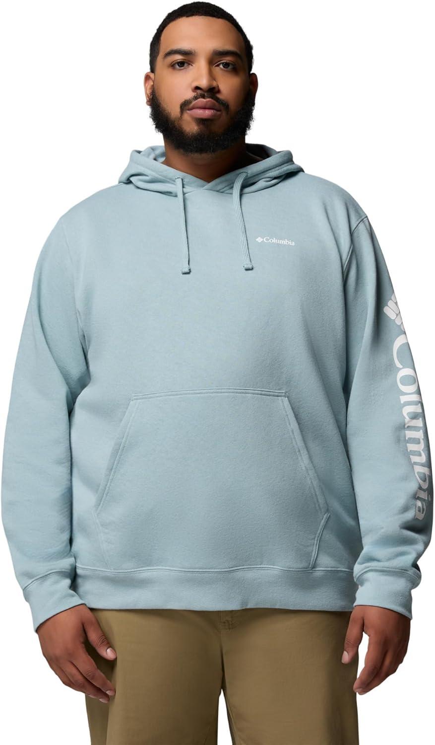 imageColumbia mens Trek HoodieCrushed BlueCsc Sleeve Logo