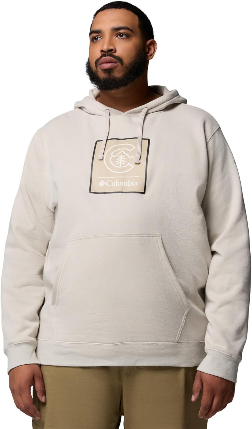 imageColumbia mens Trek HoodieDark StoneLinework C Badge
