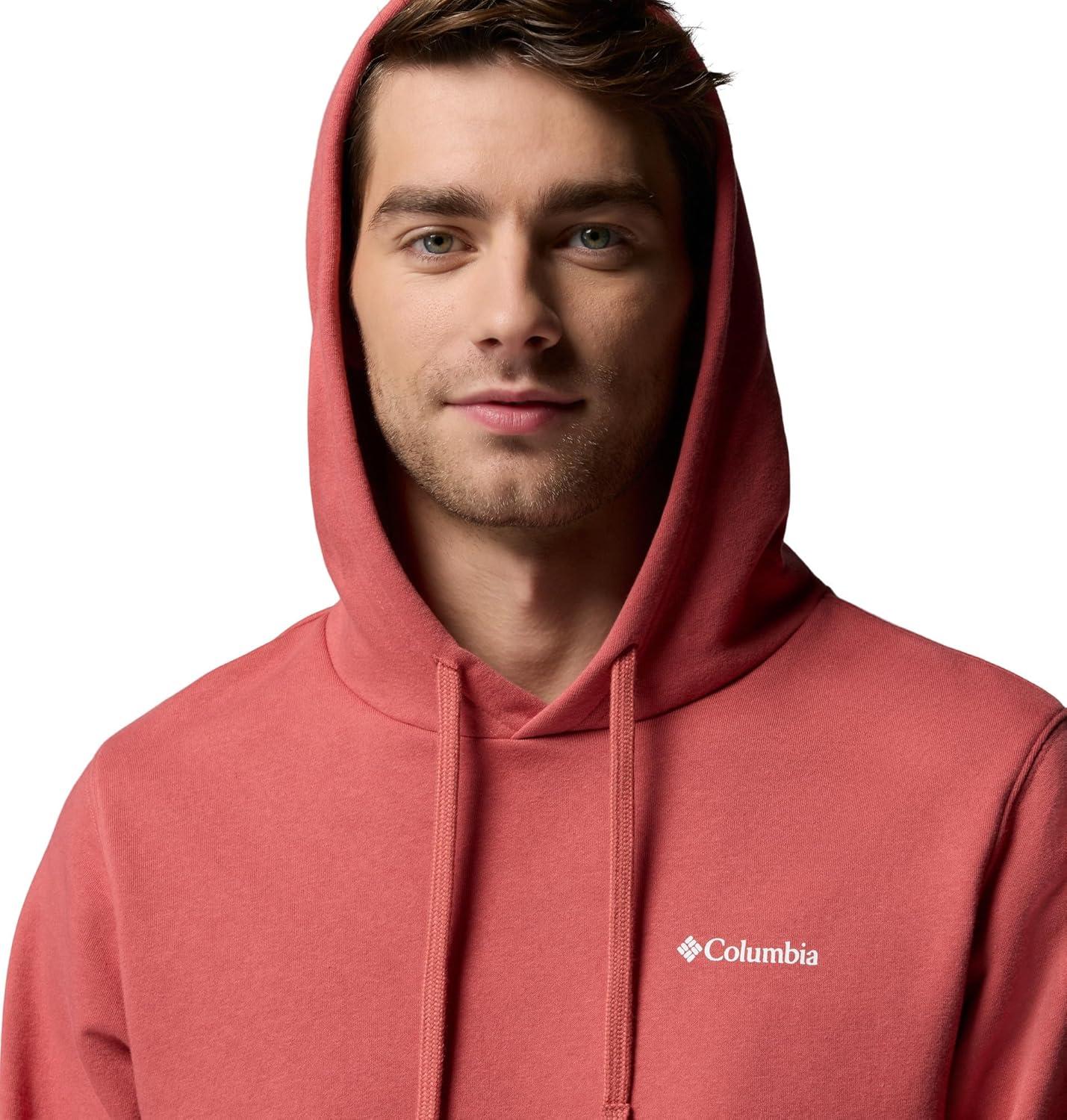 imageColumbia mens Trek HoodieWashed RedCsc Sleeve Logo