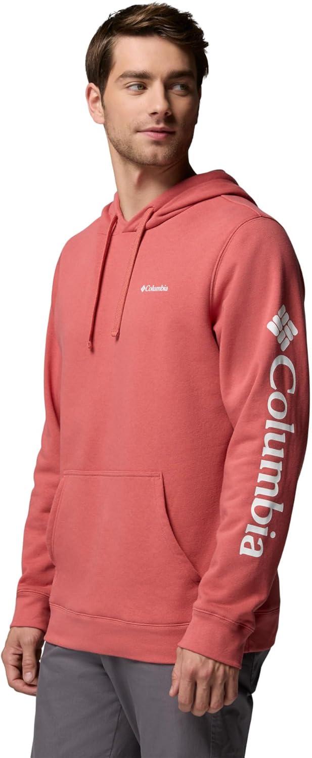 imageColumbia mens Trek HoodieWashed RedCsc Sleeve Logo