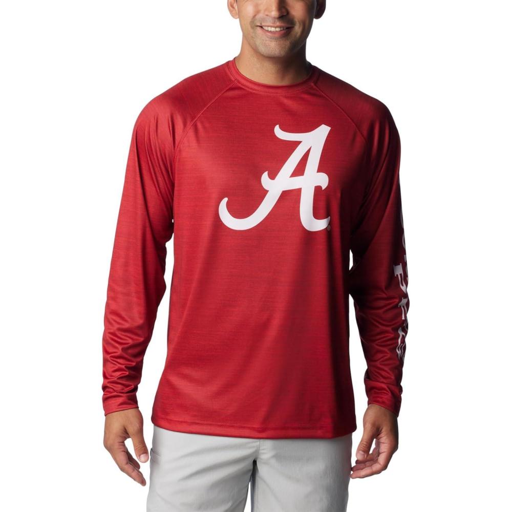 imageColumbia Mens PHG Super Terminal Shot LsAla Red Velvet Heather