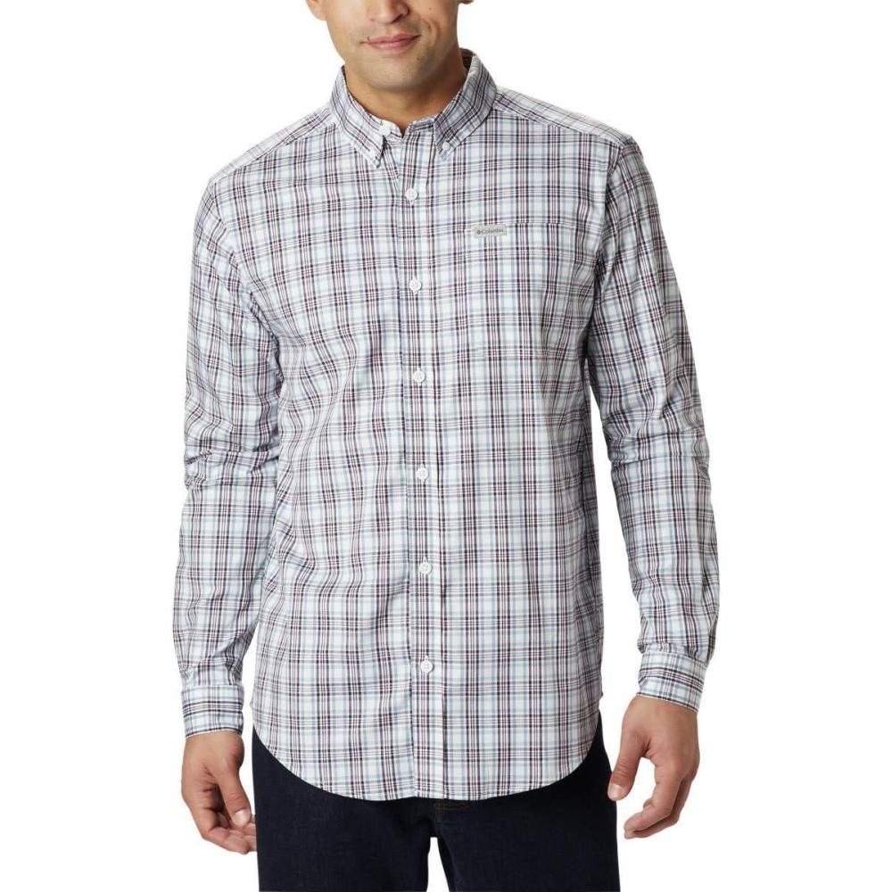 imageColumbia Mens Rapid Rivers Ii Long Sleeve ShirtBlack Cherry Small Plaid