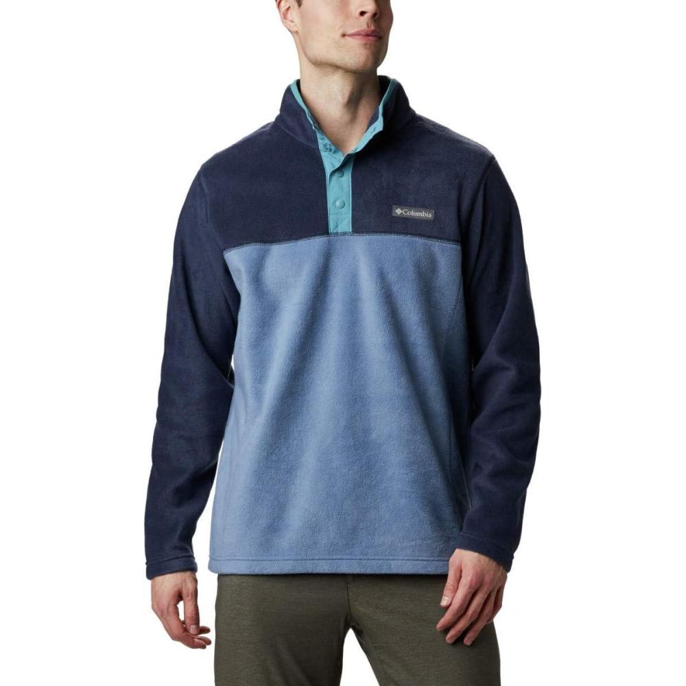 imageColumbia mens Steens Mountain Half SnapBluestoneCollegiate NavyCanyon Blue