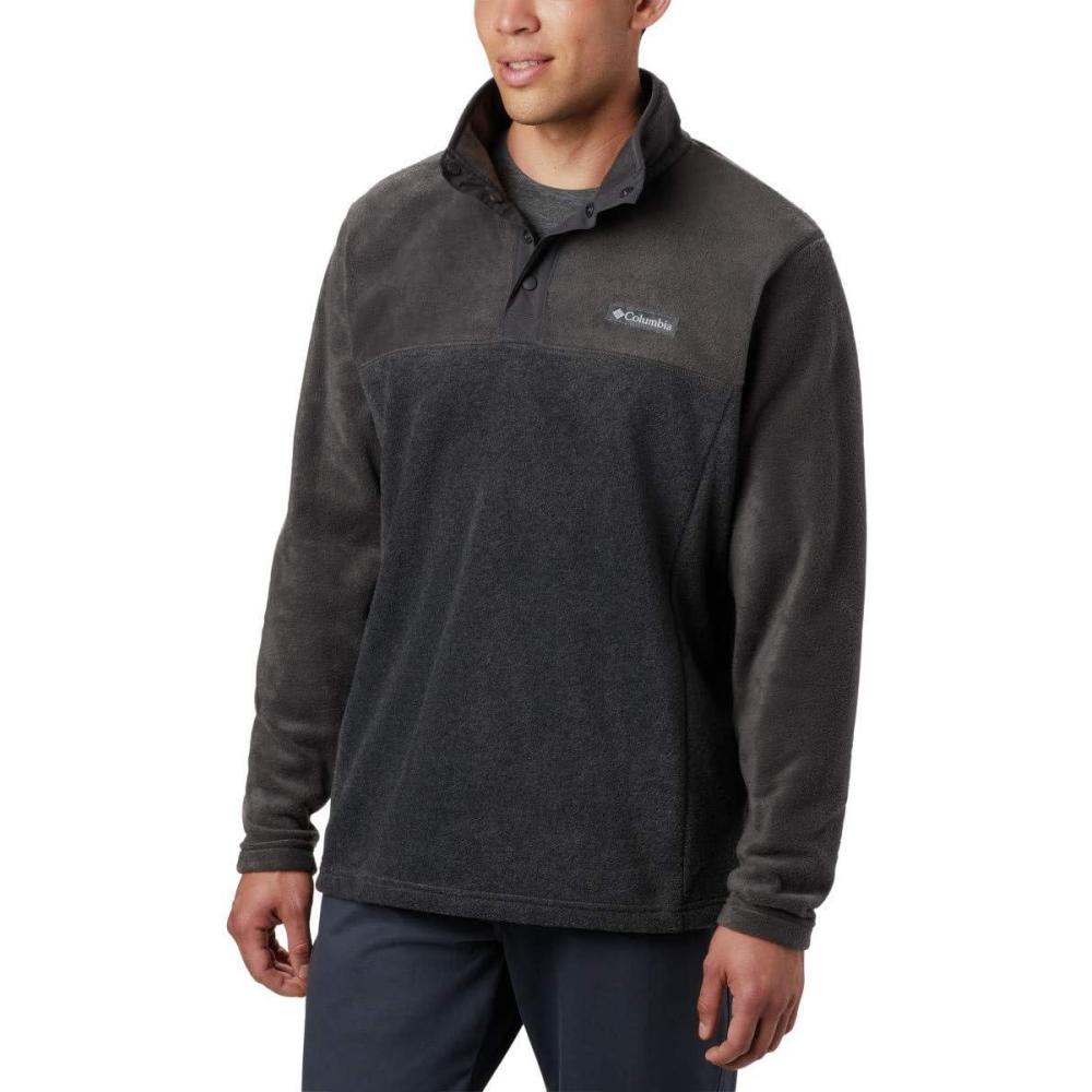 imageColumbia mens Steens Mountain Half SnapCharcoal Heather Shark