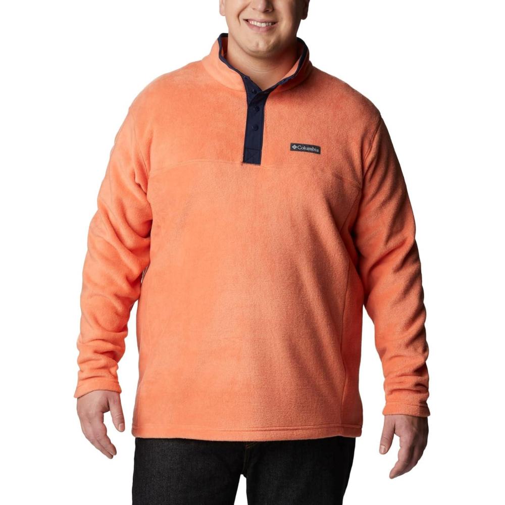 imageColumbia mens Steens Mountain Half SnapDesert OrangeCollegiate Navy