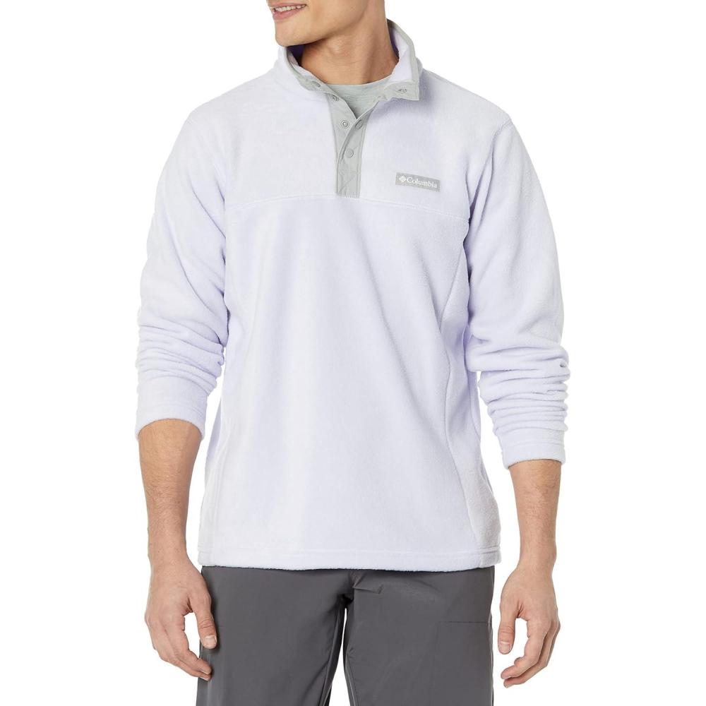imageColumbia mens Steens Mountain Half SnapPurple TintColumbia Grey