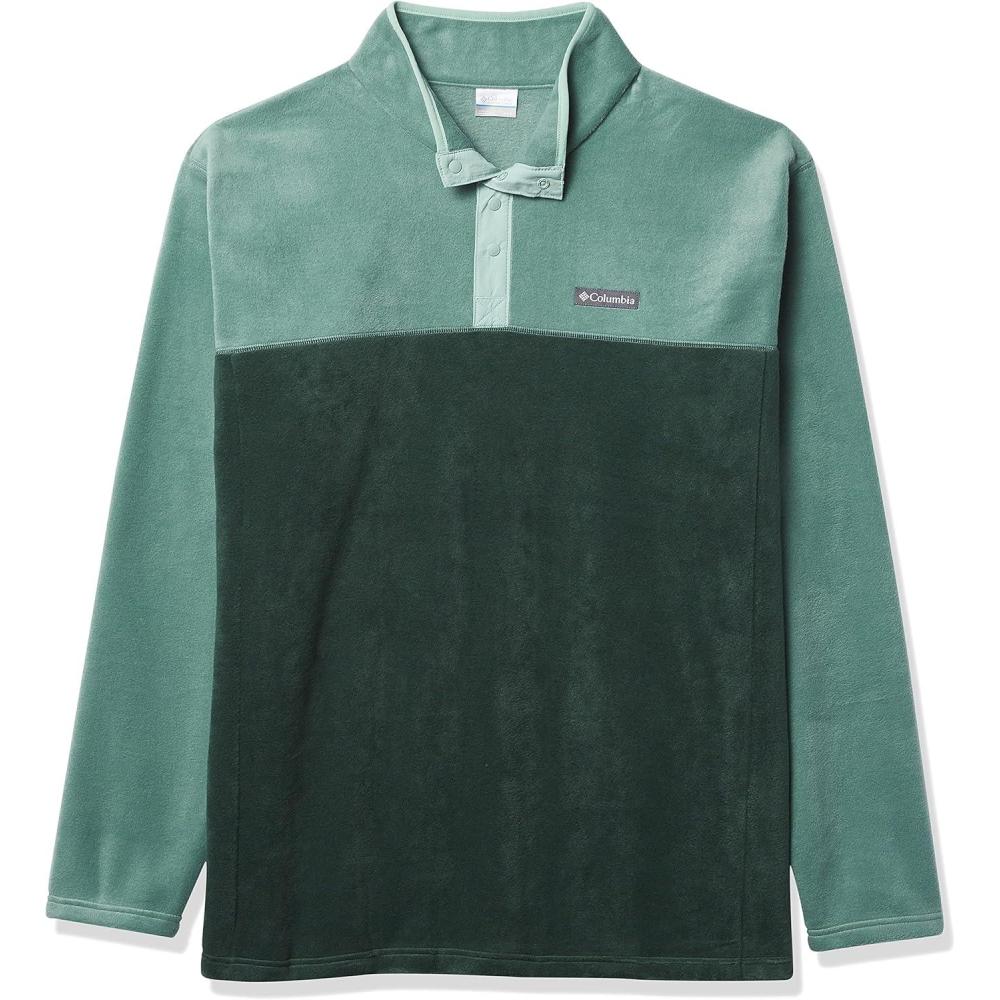 imageColumbia mens Steens Mountain Half SnapSpruceThyme GreenAqua Tone