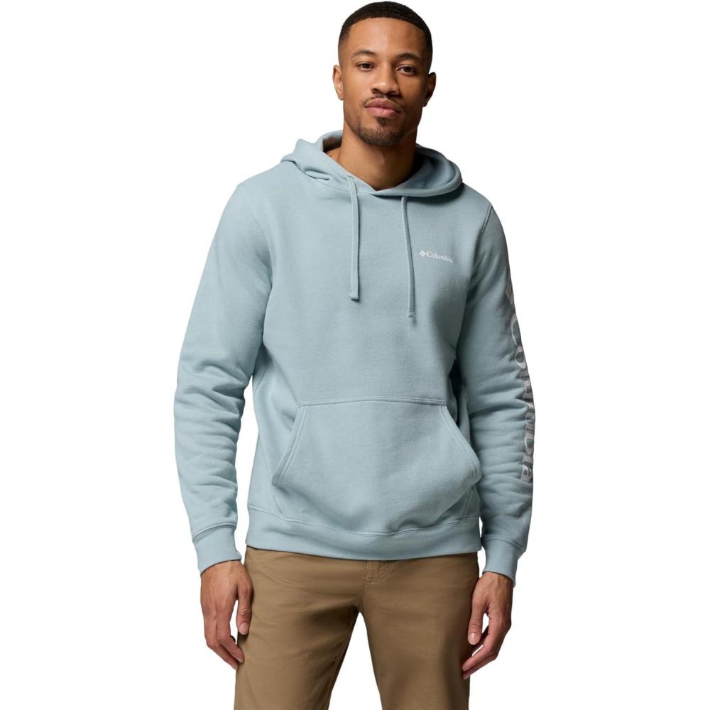 imageColumbia mens Trek HoodieCrushed BlueCsc Sleeve Logo