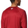 Columbia Mens CLG Terminal Tackle Ls Shirt(Ala – Red Velvet  White)