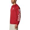 Columbia Mens CLG Terminal Tackle Ls Shirt(Ala – Red Velvet  White)