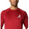 Columbia Mens CLG Terminal Tackle Ls Shirt(Ala – Red Velvet  White)