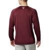 Columbia Mens CLG Terminal Tackle Ls Shirt(Tam – Deep Maroon  White)