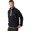 Columbia Men’s Helvetia II Half Snap Fleece(Black)