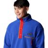 Columbia Men’s Helvetia II Half Snap Fleece(Clematis Blue)